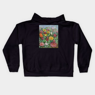 Wild Flowers Field Kids Hoodie